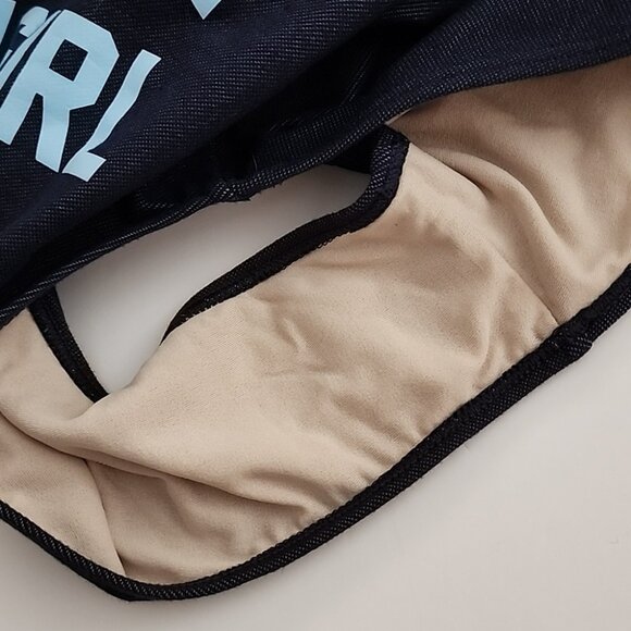 One Piece Women's Swimsuit Dark Denim Tequila Cowgirl Blue Print Size S/M - Picture 7 of 14